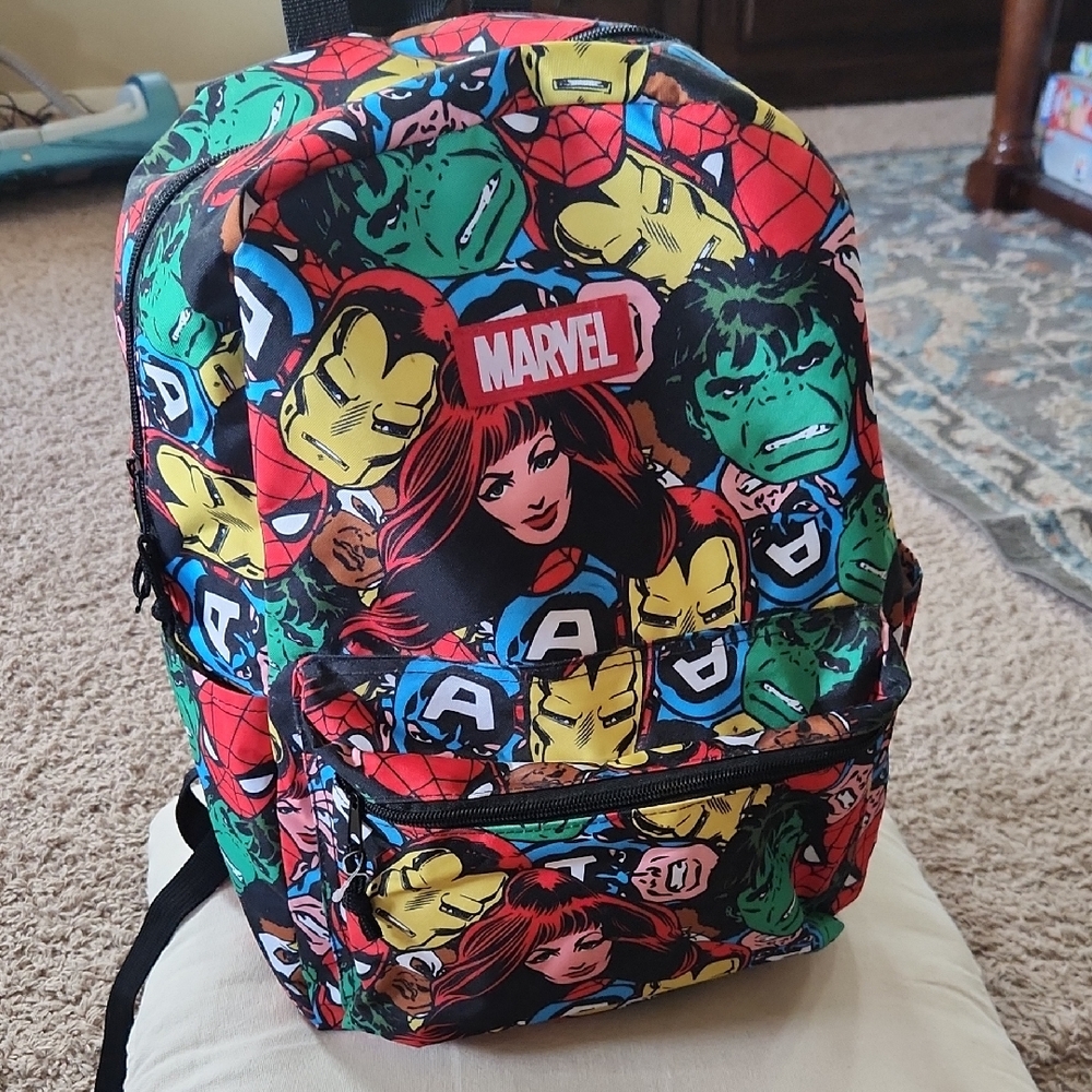 Marvel Superhero  Backpack - Multicolor EUC